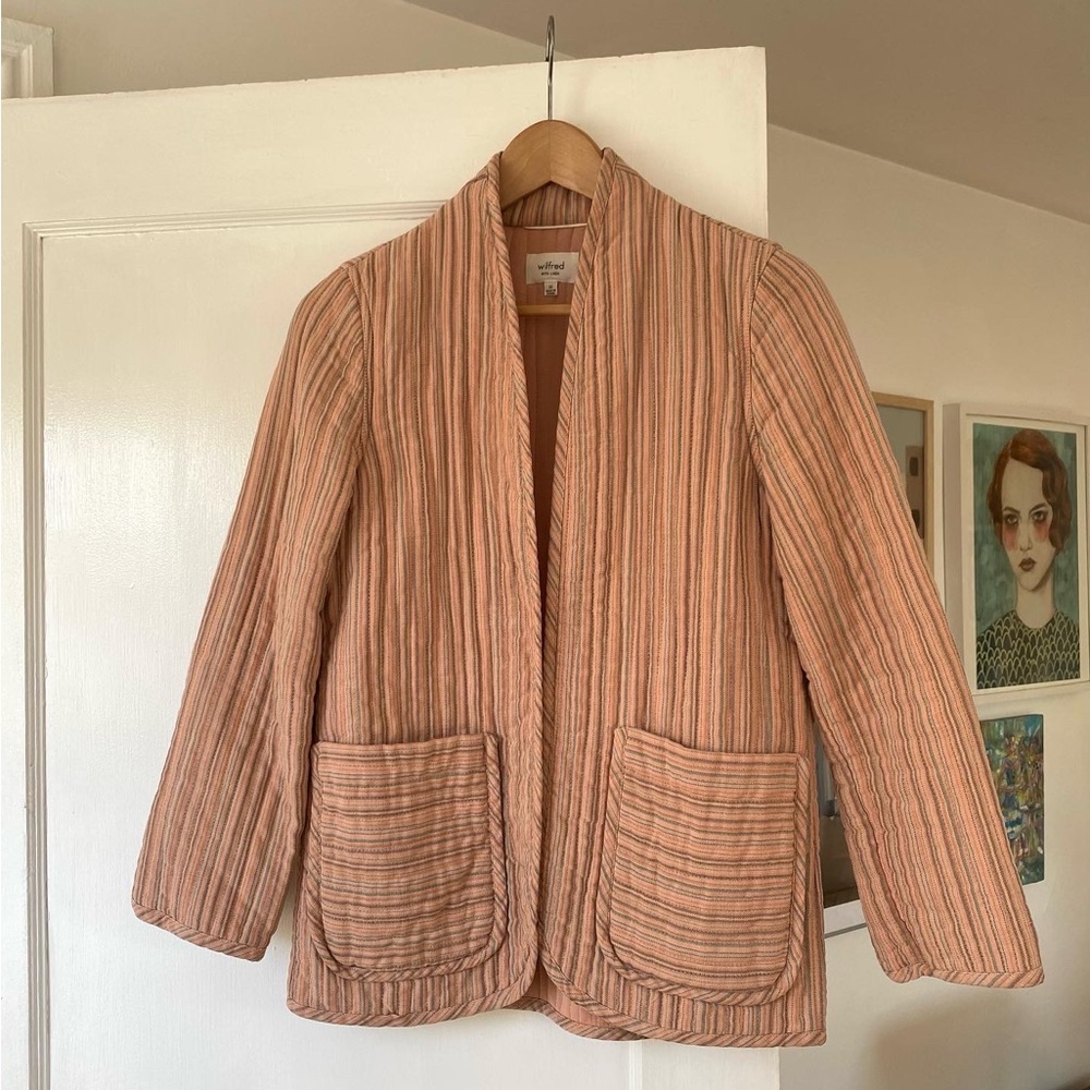 Quilted Linen Jacket from Wilfred